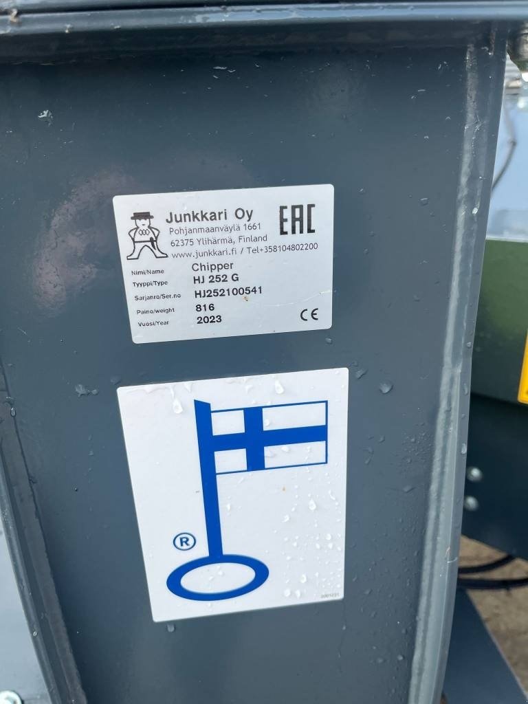 Holzhacker & Holzhäcksler a típus Junkkari HJ 252 G, Gebrauchtmaschine ekkor: Vinderup (Kép 7)