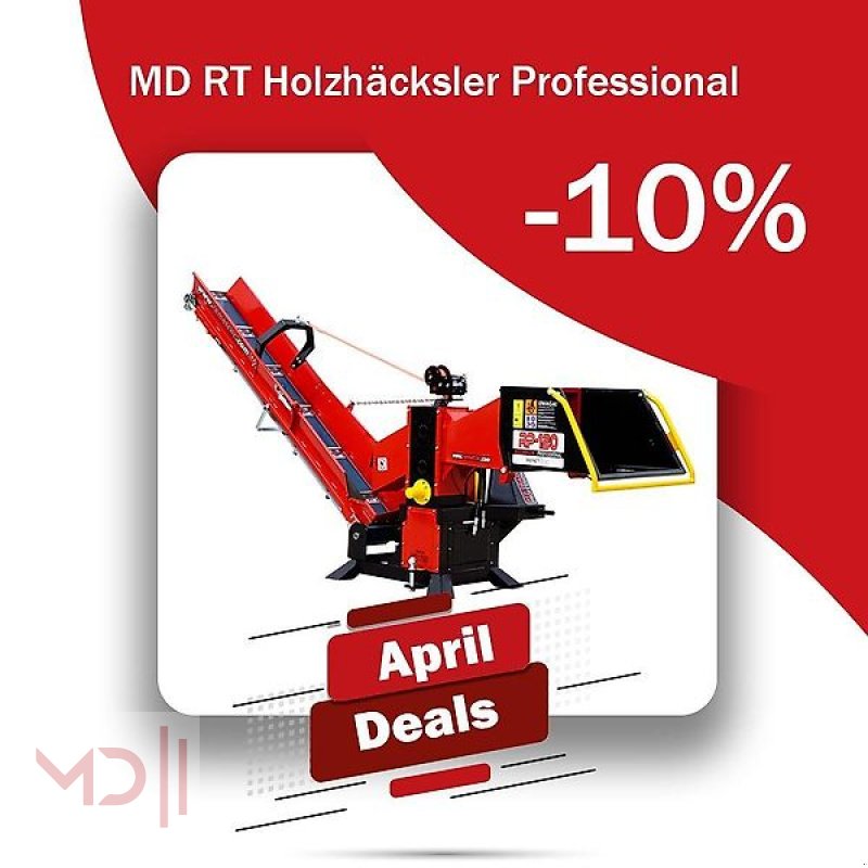 Holzhacker & Holzhäcksler des Typs MD Landmaschinen RP Holzhäcksler Professional 110mm – 130 mm mit Förderband, Neumaschine in Zeven (Bild 1)