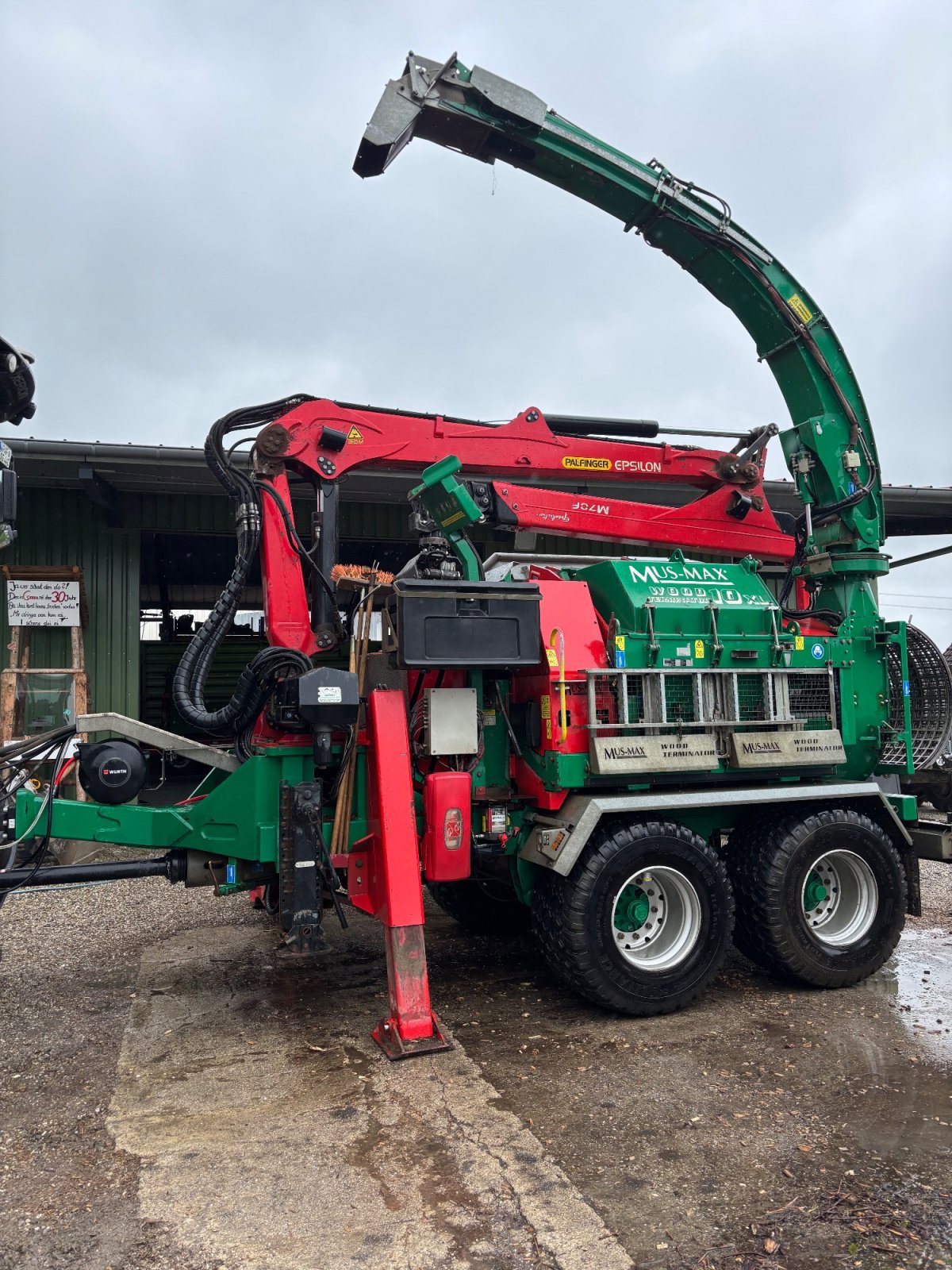 Holzhacker & Holzhäcksler of the type MusMax Holzhacker WT10 XL, Gebrauchtmaschine in Wolnzach (Picture 1)