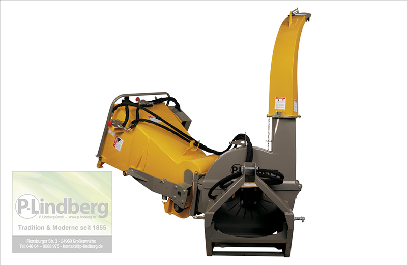 Holzhacker & Holzhäcksler des Typs P.Lindberg GmbH Häcksler Zapfwellenantrieb Traktor hydraulischer Einzug Auswurf schwenkbar Äste Ø150mm BX62RD, Neumaschine in Großenwiehe (Bild 1)