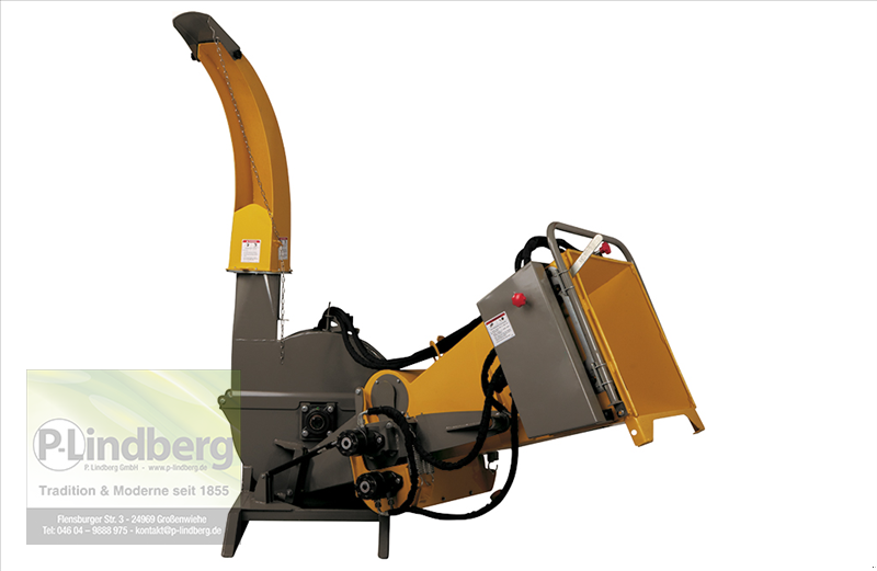 Holzhacker & Holzhäcksler des Typs P.Lindberg GmbH Häcksler Zapfwellenantrieb Traktor hydraulischer Einzug Auswurf schwenkbar Äste Ø150mm BX62RD, Neumaschine in Großenwiehe (Bild 4)