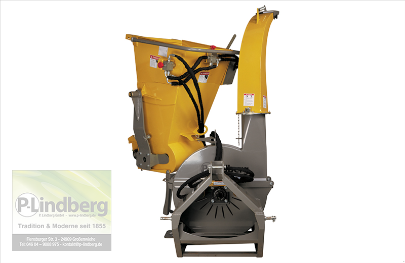 Holzhacker & Holzhäcksler des Typs P.Lindberg GmbH Häcksler Zapfwellenantrieb Traktor hydraulischer Einzug Auswurf schwenkbar Äste Ø150mm BX62RD, Neumaschine in Großenwiehe (Bild 5)
