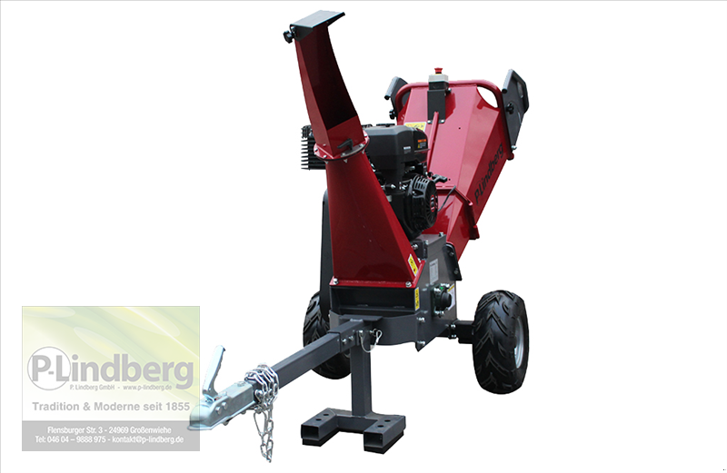 Holzhacker & Holzhäcksler typu P.Lindberg GmbH Holzhäcksler E-Starter Gartenhäcksler Messerhäcksler Deichsel Auswurf Flexibel, Neumaschine w Großenwiehe (Zdjęcie 2)