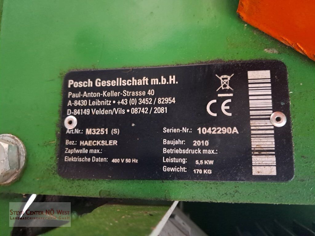 Holzhacker & Holzhäcksler du type Posch Häcksler M3251 (s), Gebrauchtmaschine en Purgstall (Photo 2)