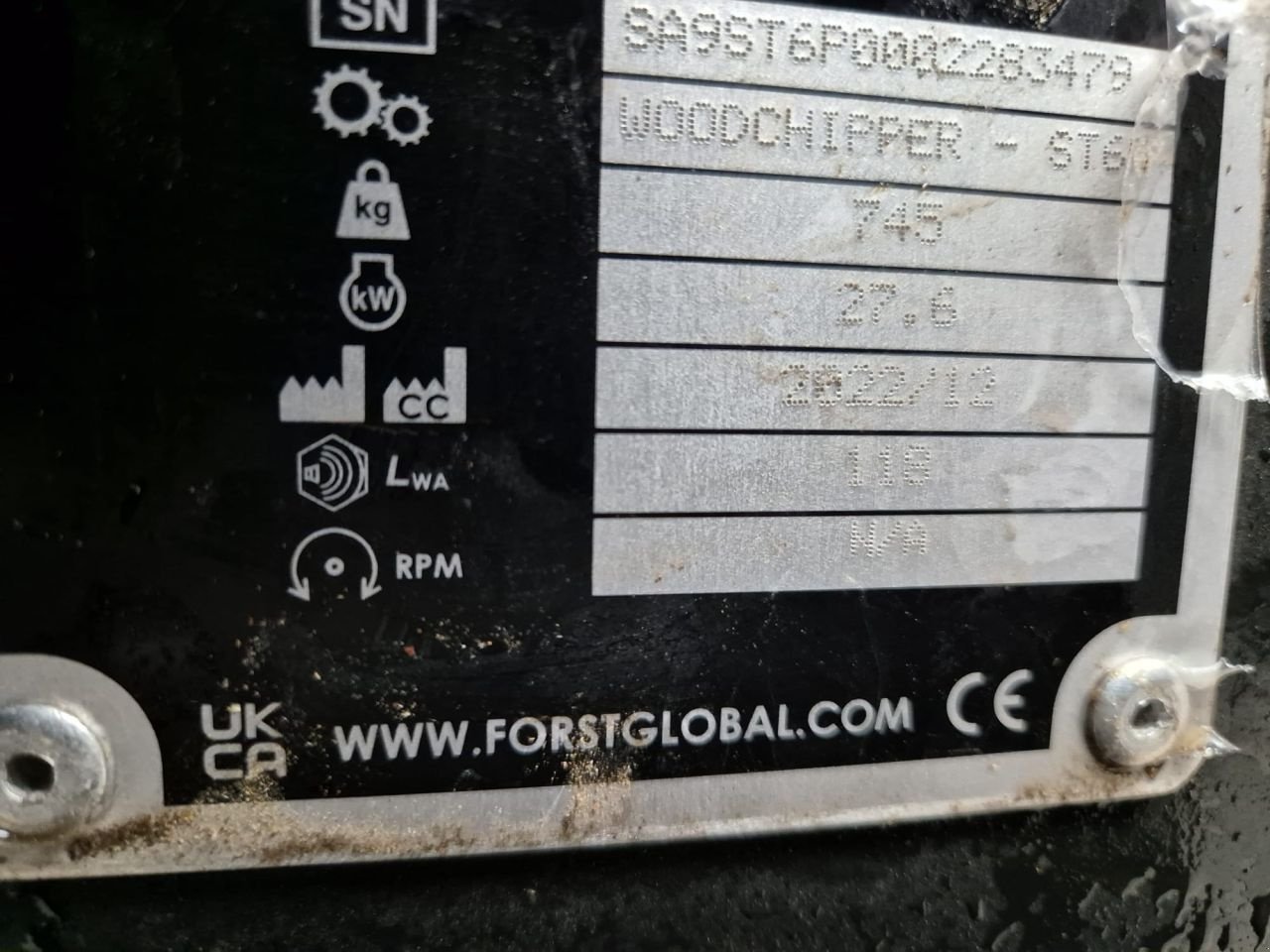 Holzhacker & Holzhäcksler typu Sonstige Fahrsta ST6P, Gebrauchtmaschine w Maartensdijk (Zdjęcie 7)