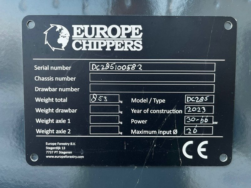 Holzhacker & Holzhäcksler van het type Sonstige Holzhäcksler Europe Chippers DC 285, Neumaschine in Rollwitz (Foto 5)