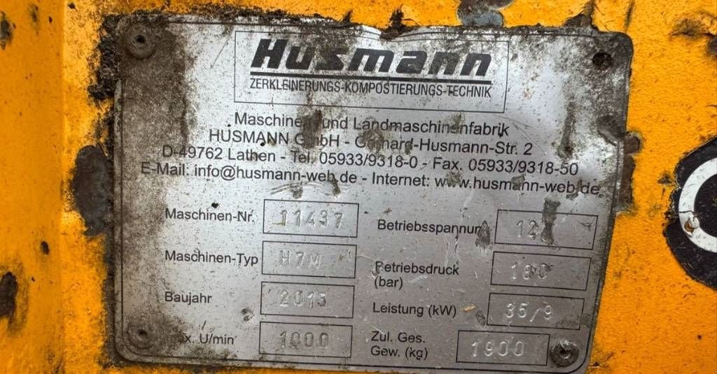 Holzhacker & Holzhäcksler a típus Sonstige Husmann H7M houtversnipperaar, Gebrauchtmaschine ekkor: Geldermalsen (Kép 9)