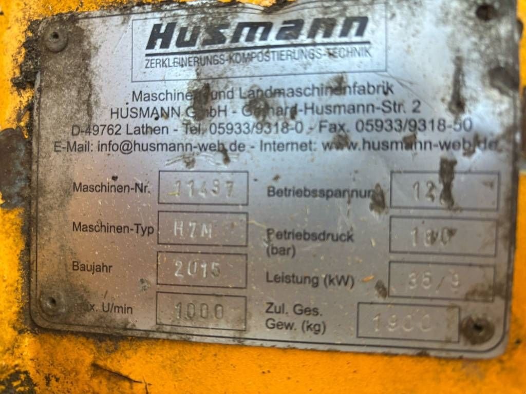 Holzhacker & Holzhäcksler типа Sonstige Husmann H7M versnipperaar, Gebrauchtmaschine в Geldermalsen (Фотография 5)