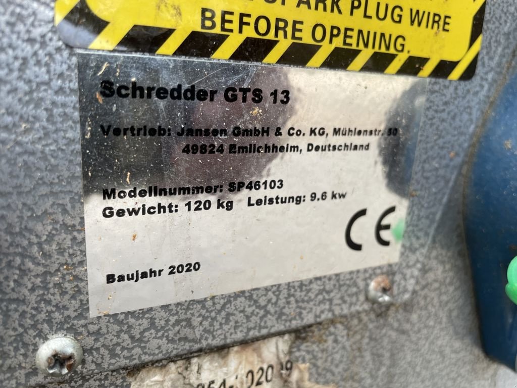 Holzhacker & Holzhäcksler of the type Sonstige JANSEN GTS13, Gebrauchtmaschine in Hasselt (Picture 4)