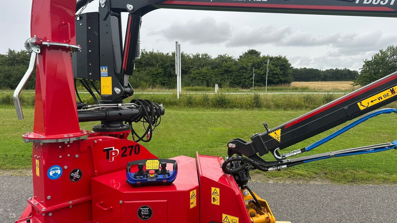 Holzhacker & Holzhäcksler typu Sonstige TP 270 K  Flishugger med kran, Gebrauchtmaschine w Holstebro (Zdjęcie 9)