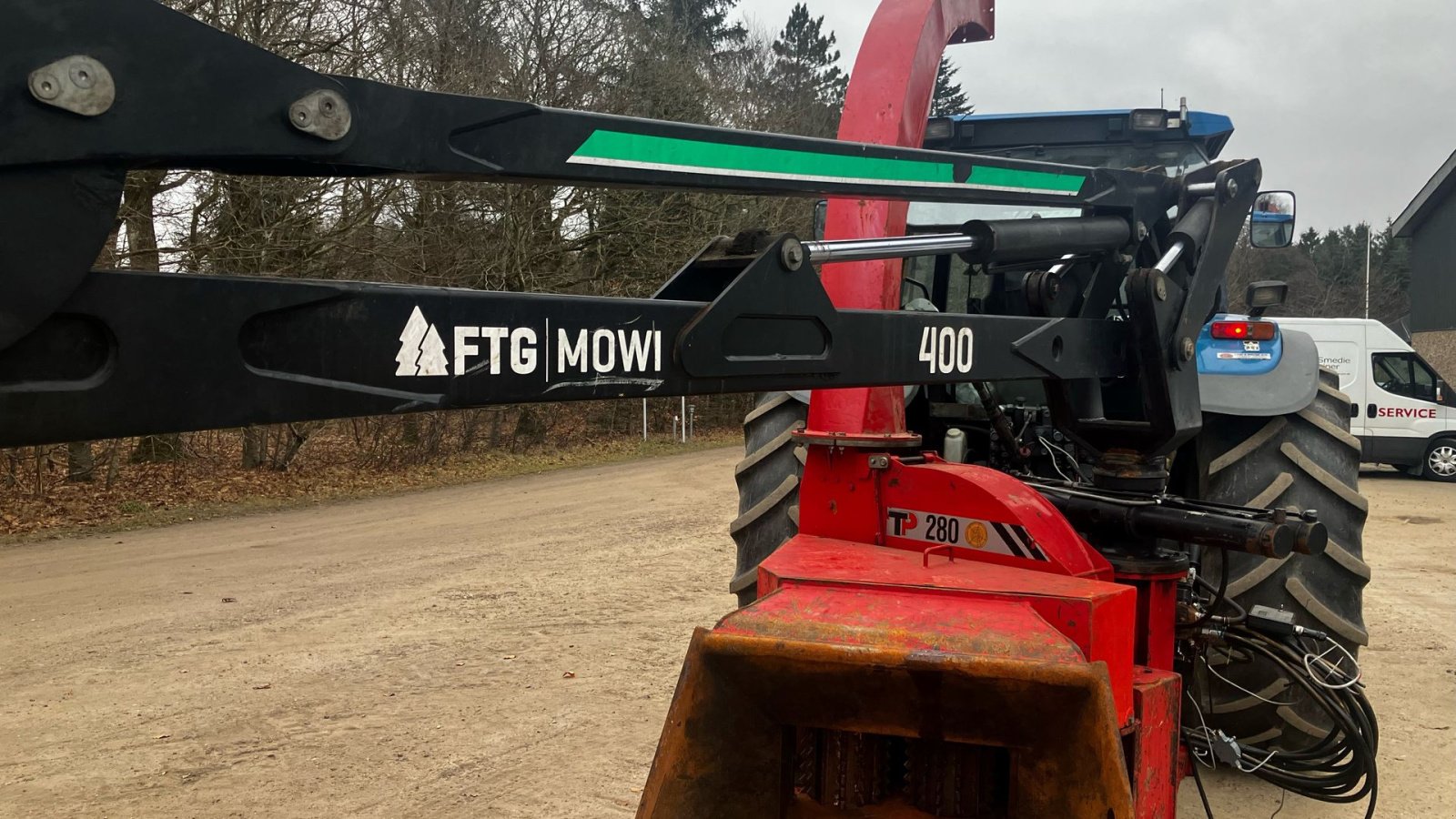 Holzhacker & Holzhäcksler des Typs Sonstige TP 280 med kran, Gebrauchtmaschine in Bredsten (Bild 2)