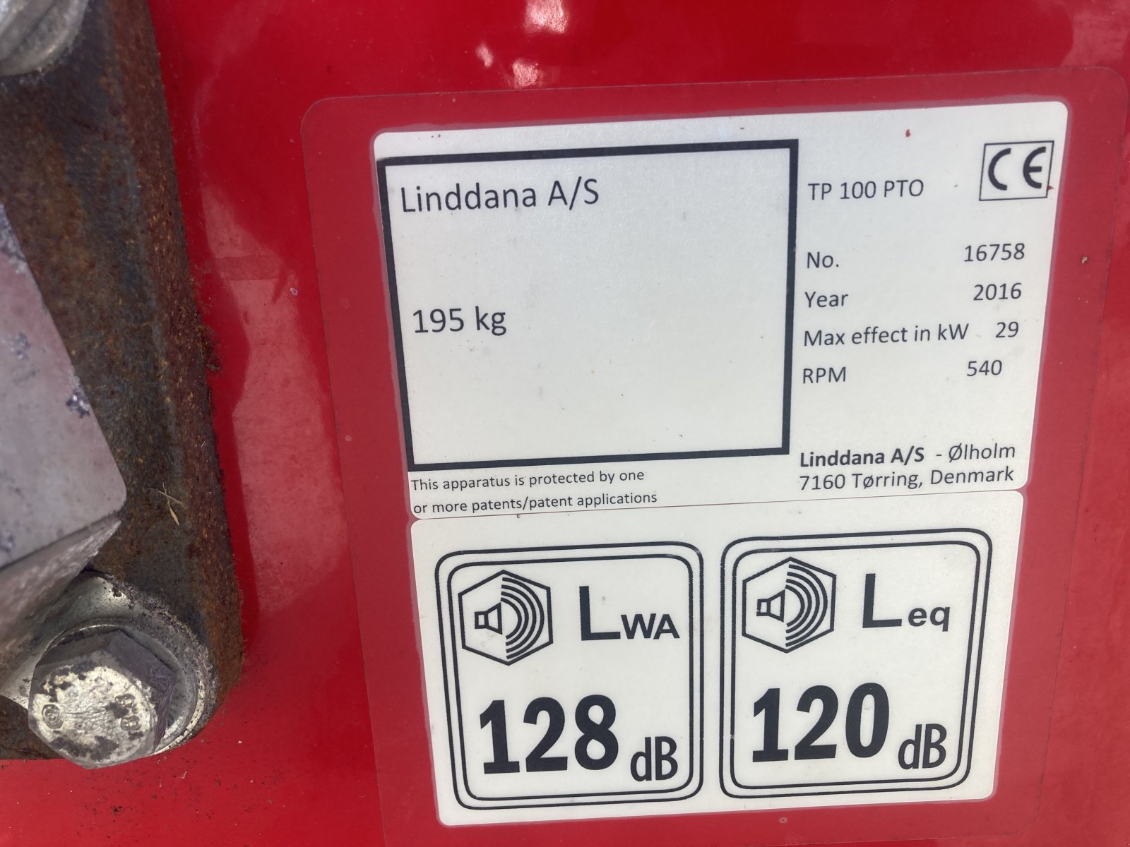 Holzhacker & Holzhäcksler typu Sonstige TP100 PTO, Gebrauchtmaschine w Thisted (Zdjęcie 5)