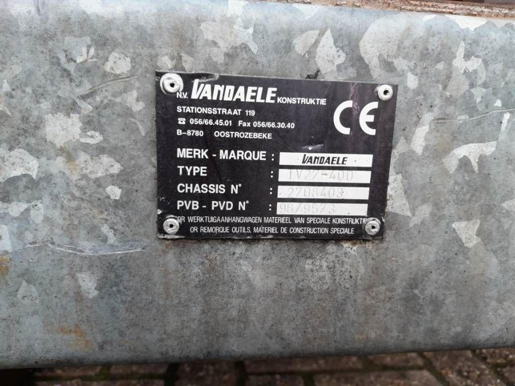 Holzhacker & Holzhäcksler типа Sonstige Vandaele TV 27-40 houtversnipperaar snipperaar hakselaar, Gebrauchtmaschine в Ederveen (Фотография 7)