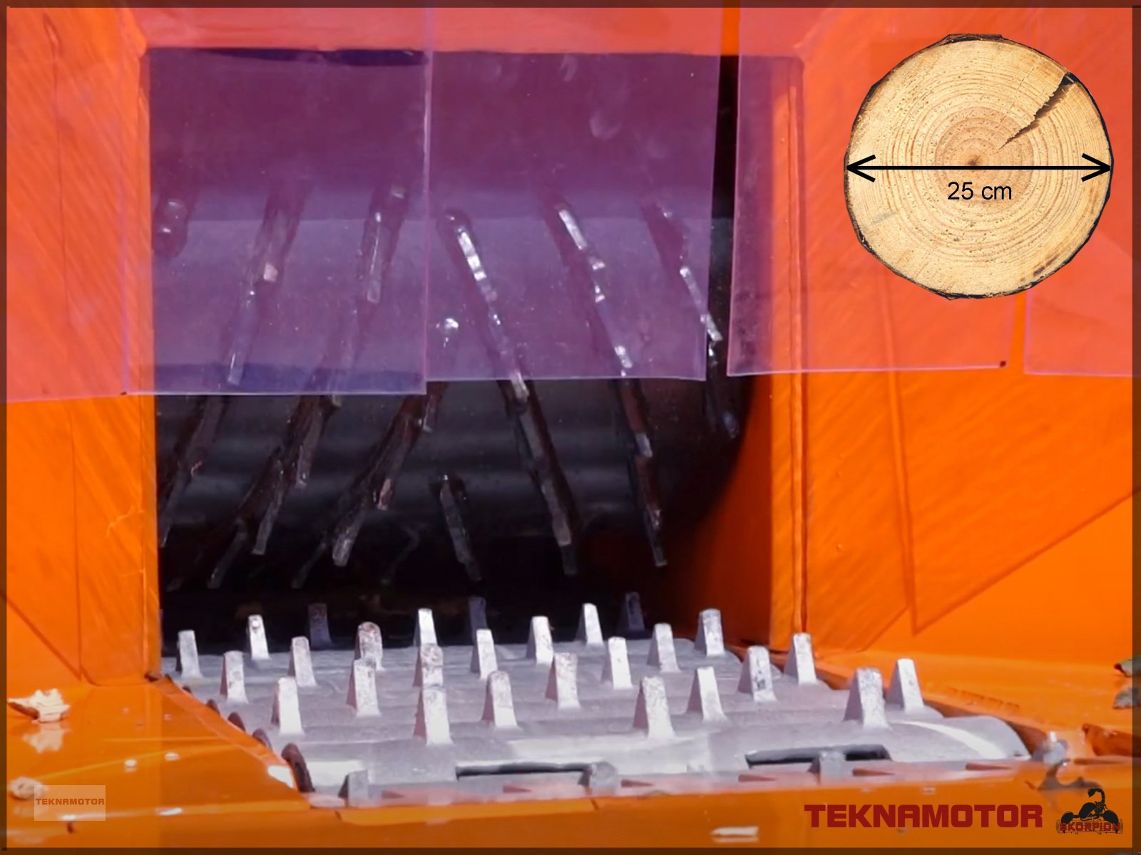 Holzhacker & Holzhäcksler des Typs Teknamotor Skorpion 350 SDB, Neumaschine in Ostrowiec Sw. (Bild 7)