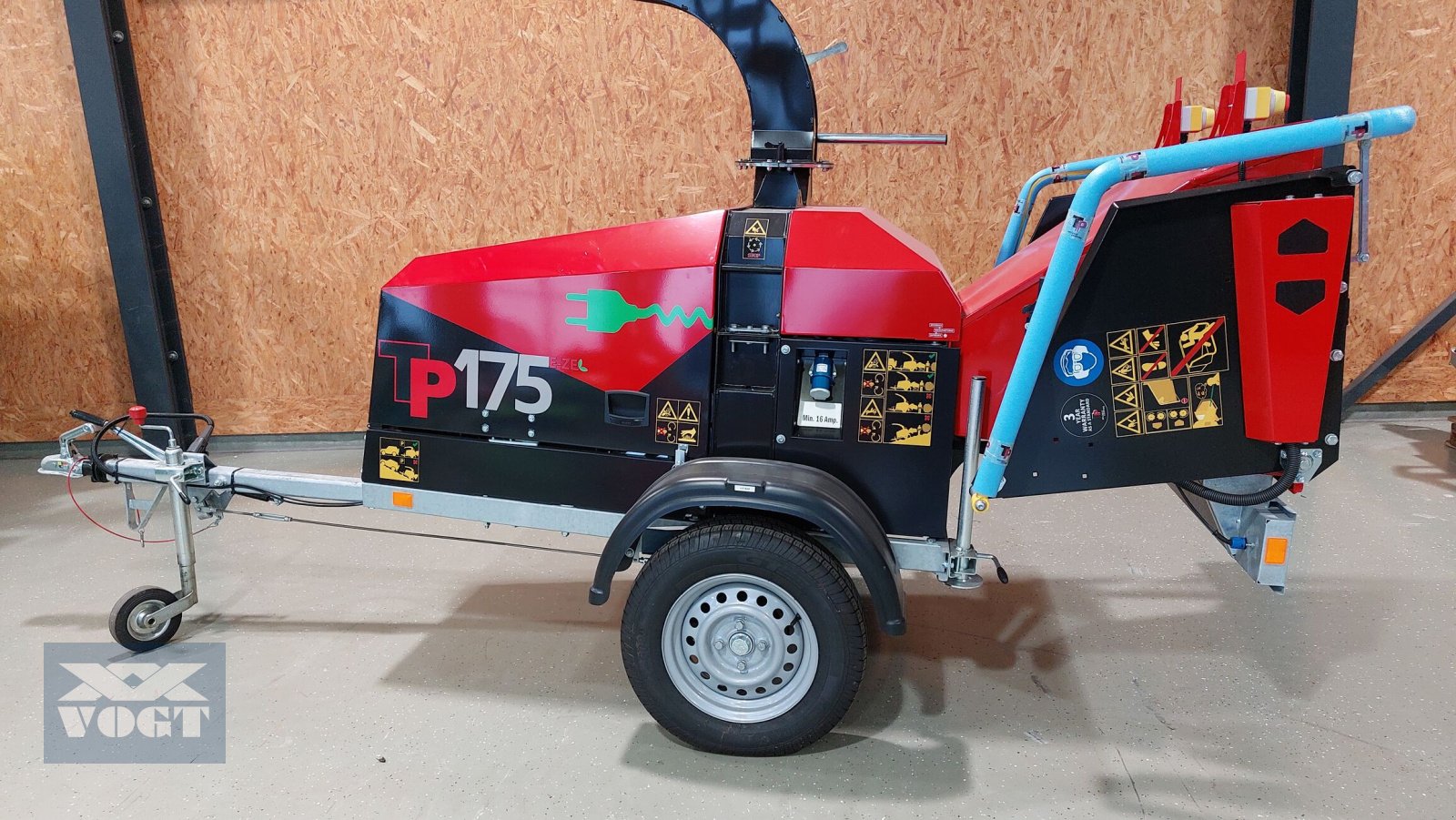 Holzhacker & Holzhäcksler typu TP 175 MOBILE ZE Holzhacker /Holzschredder mit Elektromotor und PKW-Fahrwerk, Neumaschine w Schmallenberg (Zdjęcie 2)