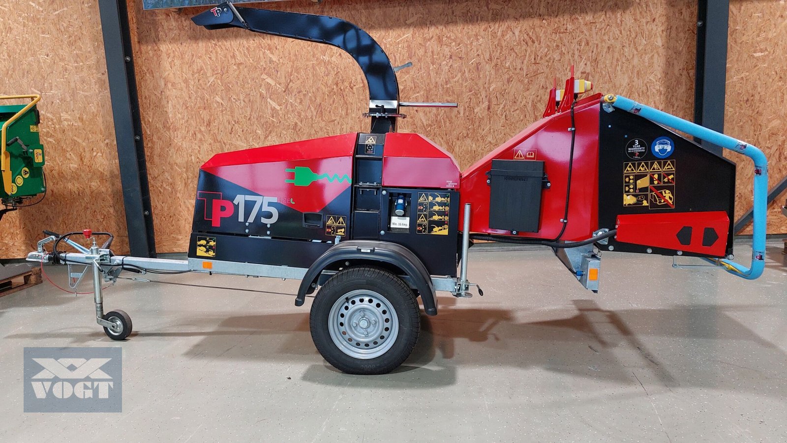 Holzhacker & Holzhäcksler typu TP 175 MOBILE ZE Holzhacker /Holzschredder mit Elektromotor und PKW-Fahrwerk, Neumaschine w Schmallenberg (Zdjęcie 7)