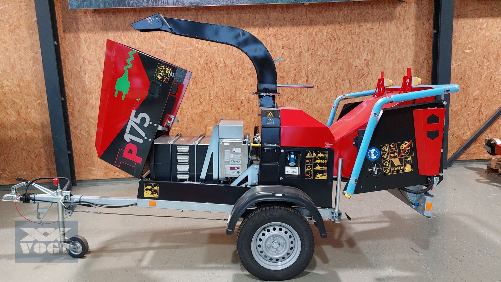 Holzhacker & Holzhäcksler typu TP 175 MOBILE ZE Holzhacker /Holzschredder mit Elektromotor und PKW-Fahrwerk, Neumaschine w Schmallenberg (Zdjęcie 8)