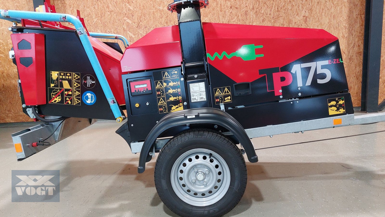 Holzhacker & Holzhäcksler typu TP 175 MOBILE ZE Holzhacker /Holzschredder mit Elektromotor und PKW-Fahrwerk, Neumaschine w Schmallenberg (Zdjęcie 11)