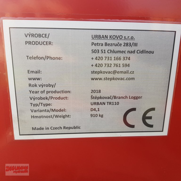 Holzhacker & Holzhäcksler des Typs Urban TR 110, Neumaschine in Rottenburg a.d. Laaber (Bild 7)