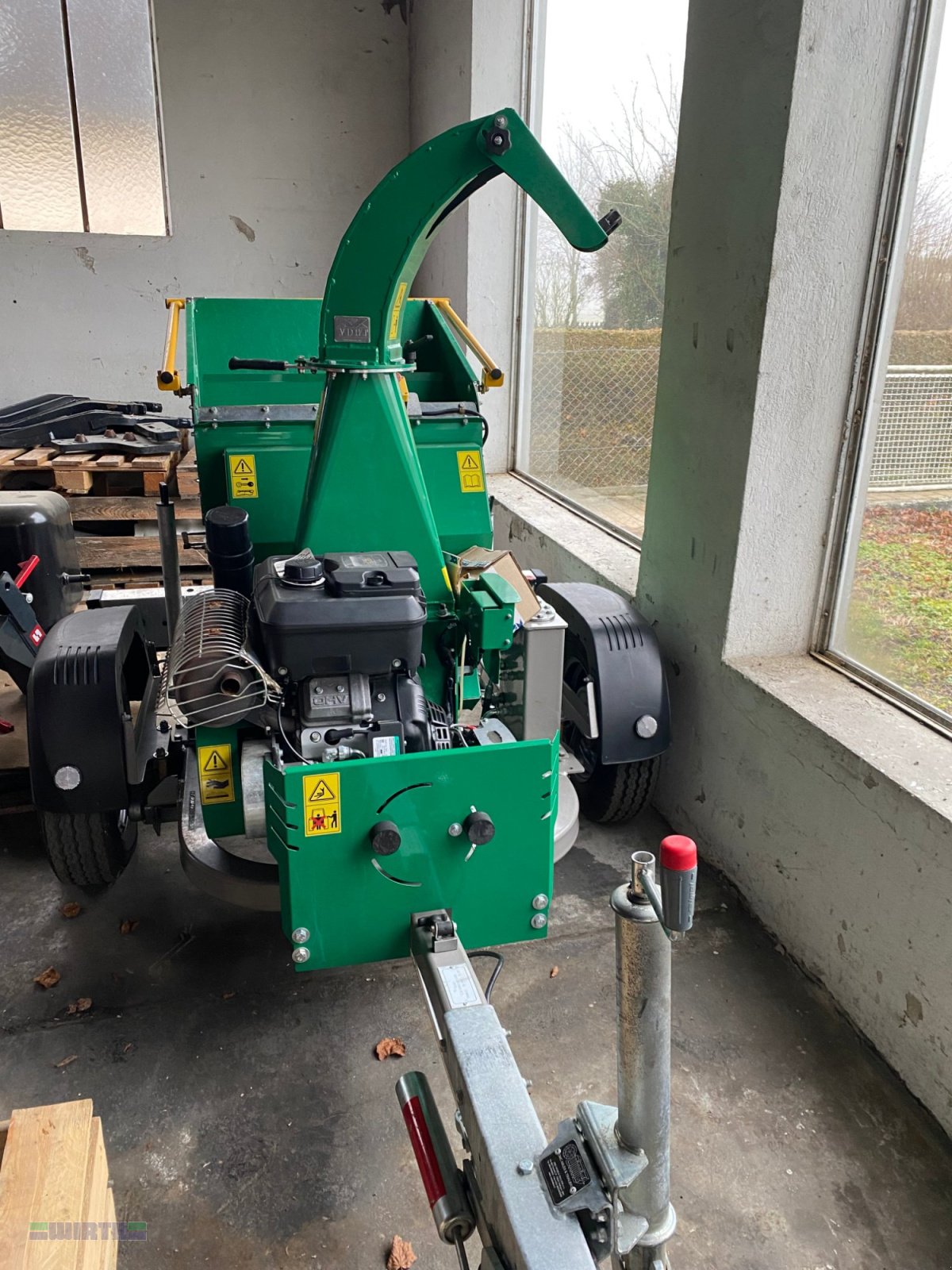 Holzhacker & Holzhäcksler Türe ait Vogt HS 120 MF Pro, Trommelhacker, "PKW Fahrwerk" Vorführ-/Testmaschine, Gebrauchtmaschine içinde Buchdorf (resim 1)