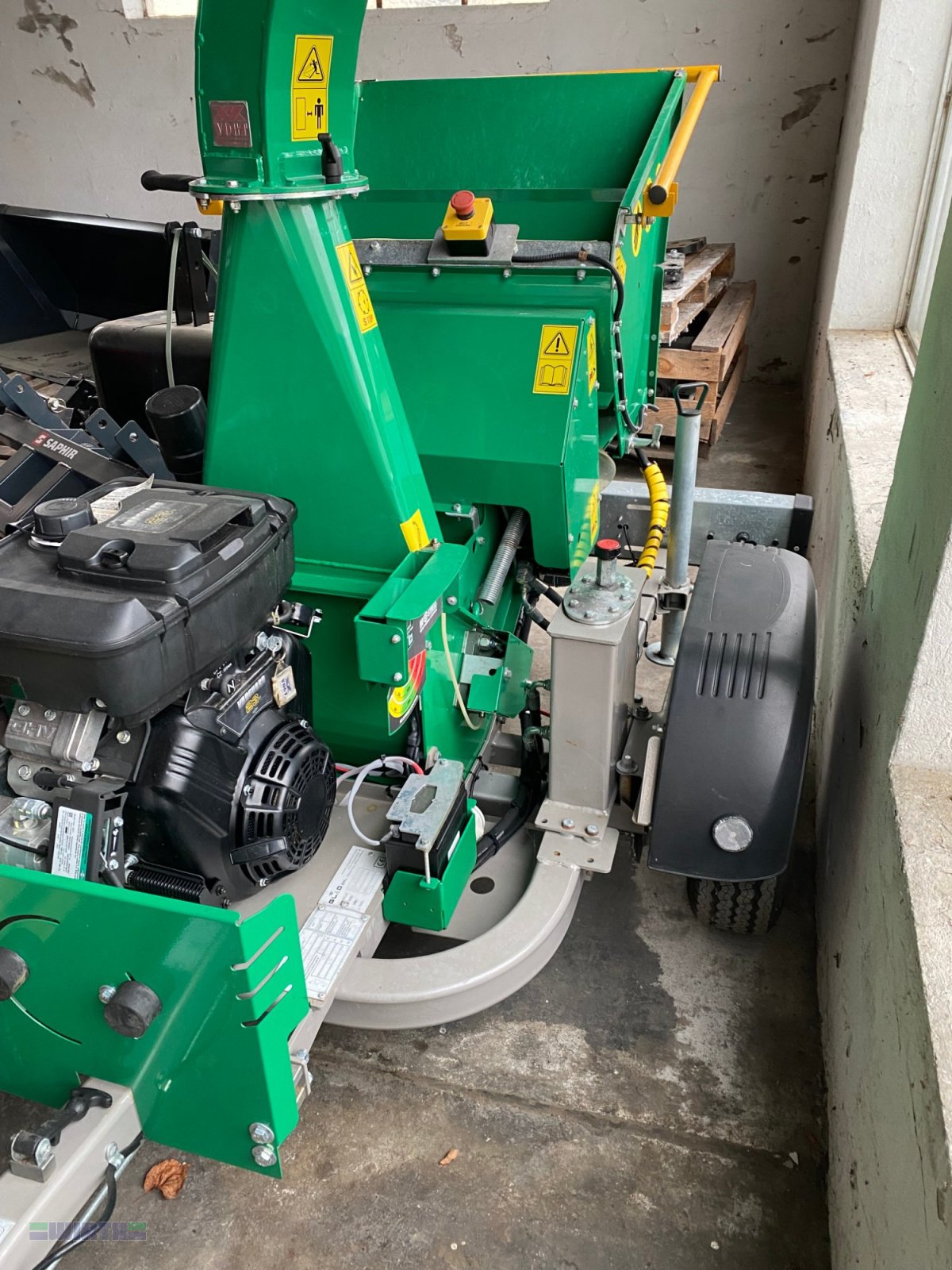 Holzhacker & Holzhäcksler Türe ait Vogt HS 120 MF Pro, Trommelhacker, "PKW Fahrwerk" Vorführ-/Testmaschine, Gebrauchtmaschine içinde Buchdorf (resim 3)