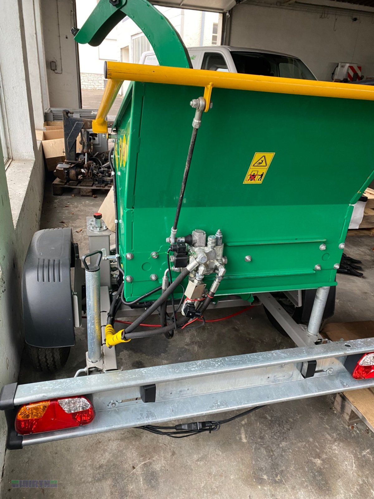 Holzhacker & Holzhäcksler Türe ait Vogt HS 120 MF Pro, Trommelhacker, "PKW Fahrwerk" Vorführ-/Testmaschine, Gebrauchtmaschine içinde Buchdorf (resim 4)