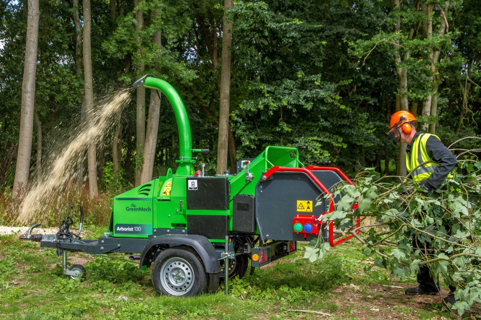 Holzhäcksler & Buschhacker des Typs GreenMech Arborist130, Mietmaschine in Olpe (Bild 3)