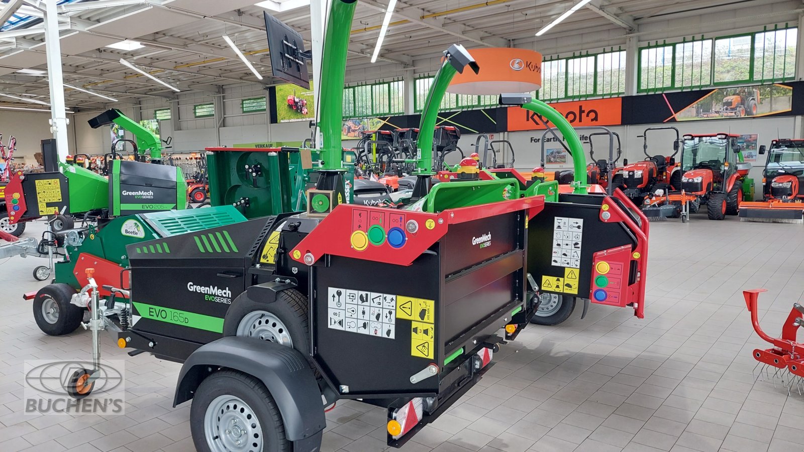 Holzhäcksler & Buschhacker tip GreenMech EVO165D, Neumaschine in Olpe (Poză 4)