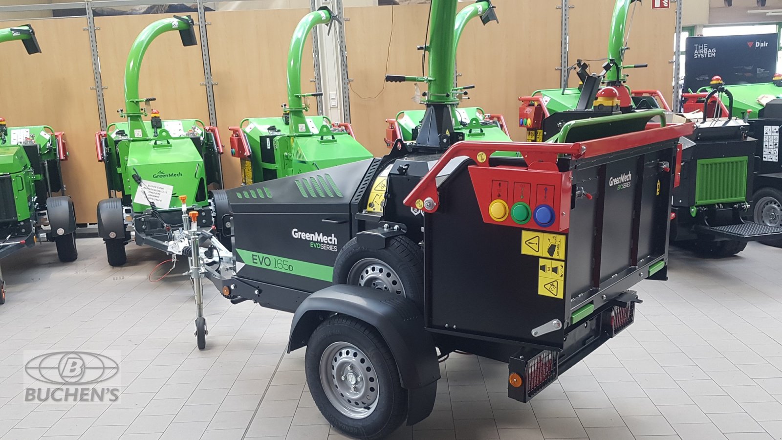 Holzhäcksler & Buschhacker tip GreenMech EVO165D, Neumaschine in Olpe (Poză 6)