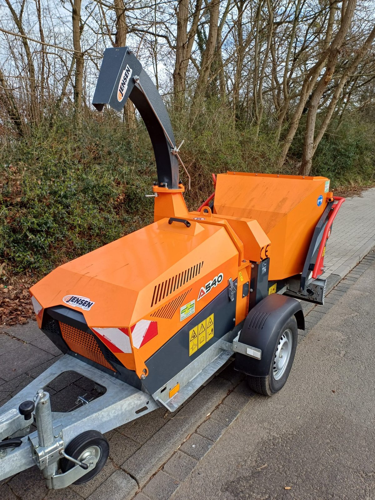 Holzhäcksler & Buschhacker typu Jensen A540 DiXL, Gebrauchtmaschine w Frechen (Zdjęcie 1)