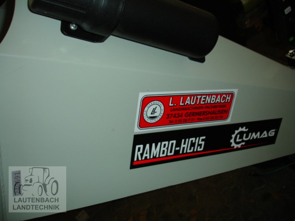 Holzhäcksler & Buschhacker des Typs Lumag Rambo HC 15, Neumaschine in Rollshausen (Bild 3)