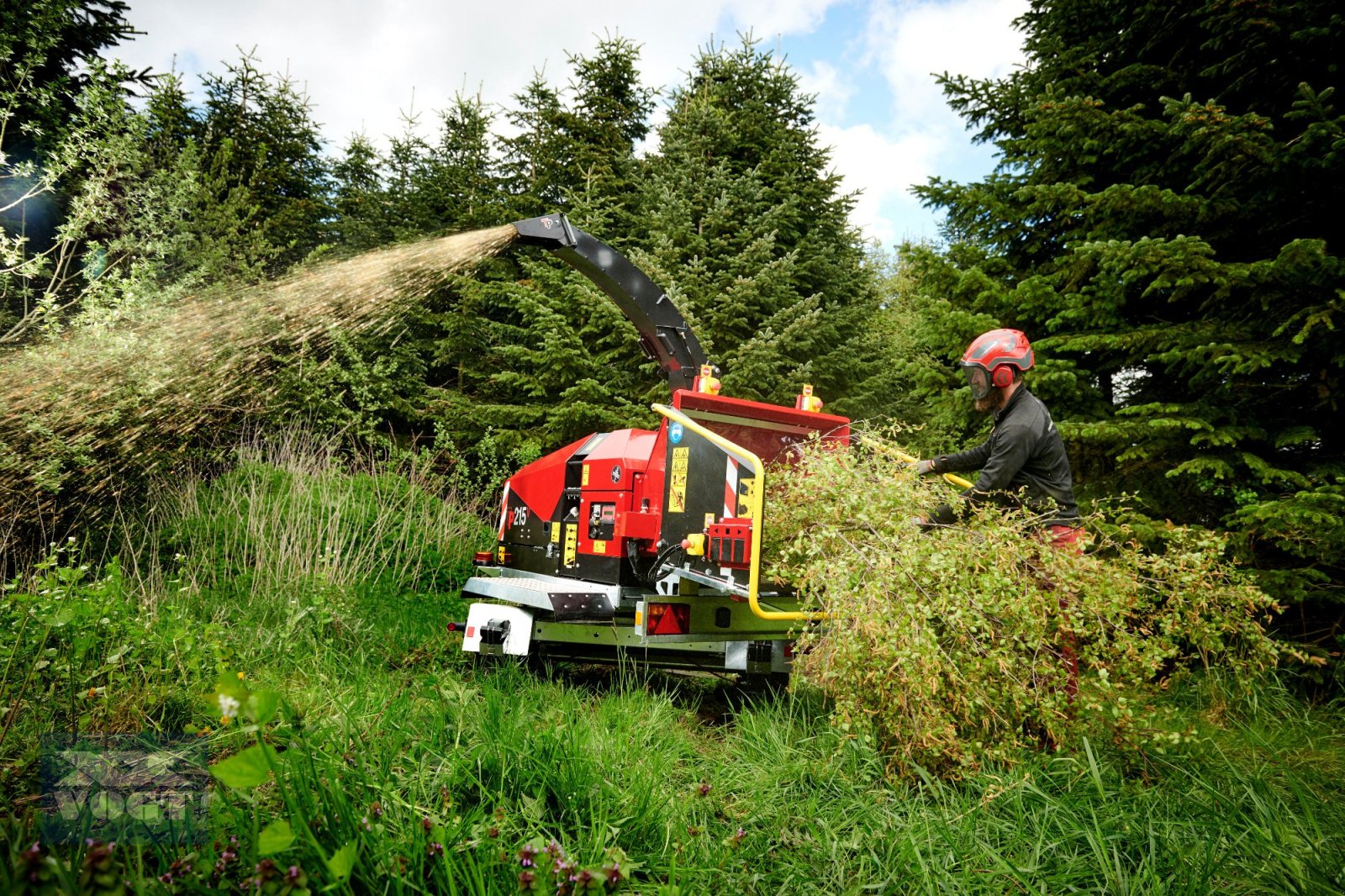 Holzhäcksler & Buschhacker tipa TP 215 MOBILE T Holzhacker /Holzhäcksler mit Dieselmotor und 270° Drehkranz, Gebrauchtmaschine u Schmallenberg (Slika 19)