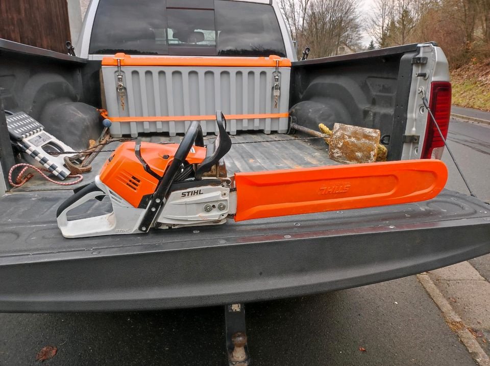 Holzspalter tip 1stLevelSolar GmbH Stihl MS 500i, Gebrauchtmaschine in Lemberg Rheinland-Pfalz (Poză 2)