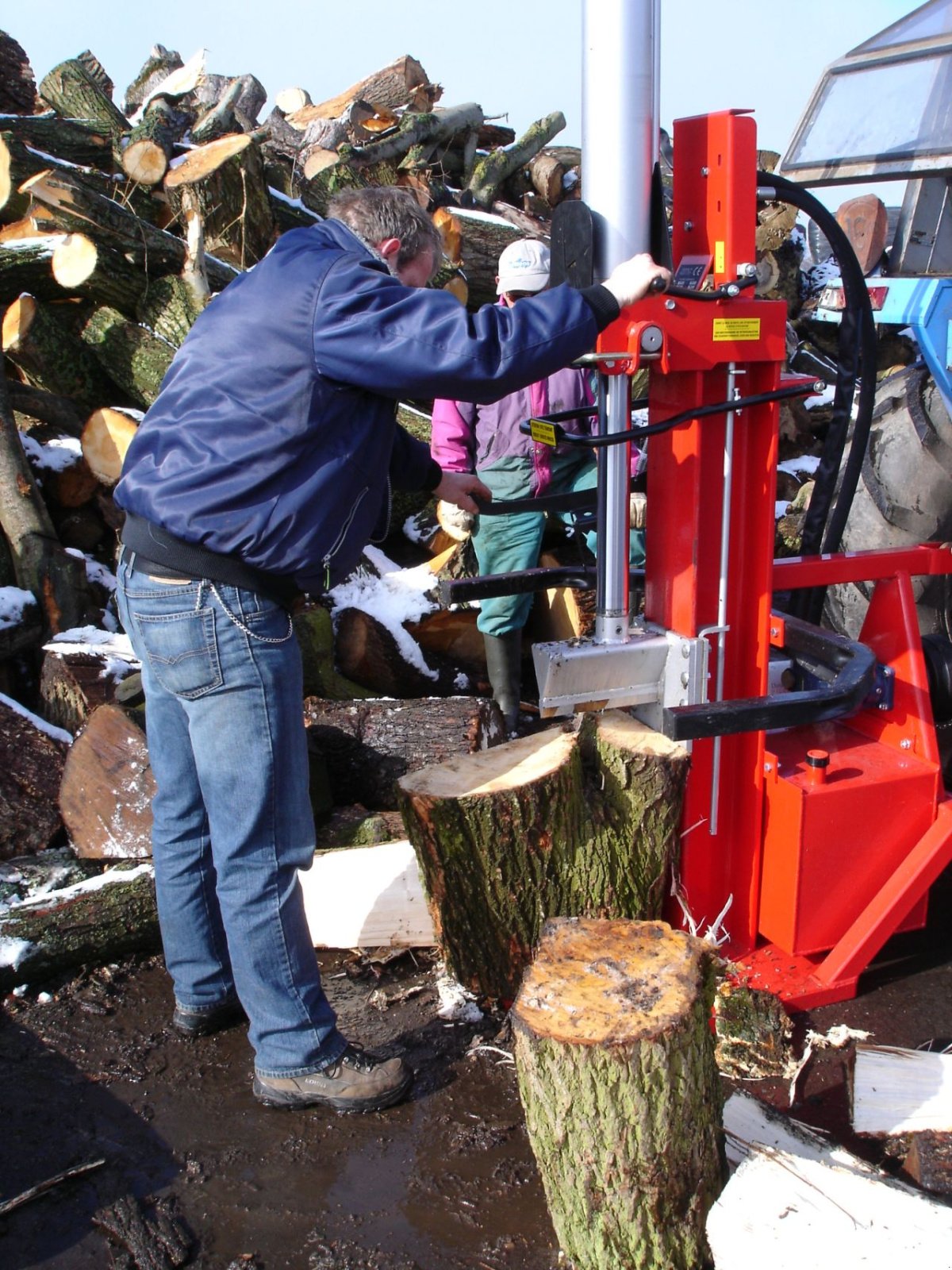 Holzspalter a típus Amros Horizontaal en verticaal, Neumaschine ekkor: Grou (Kép 4)