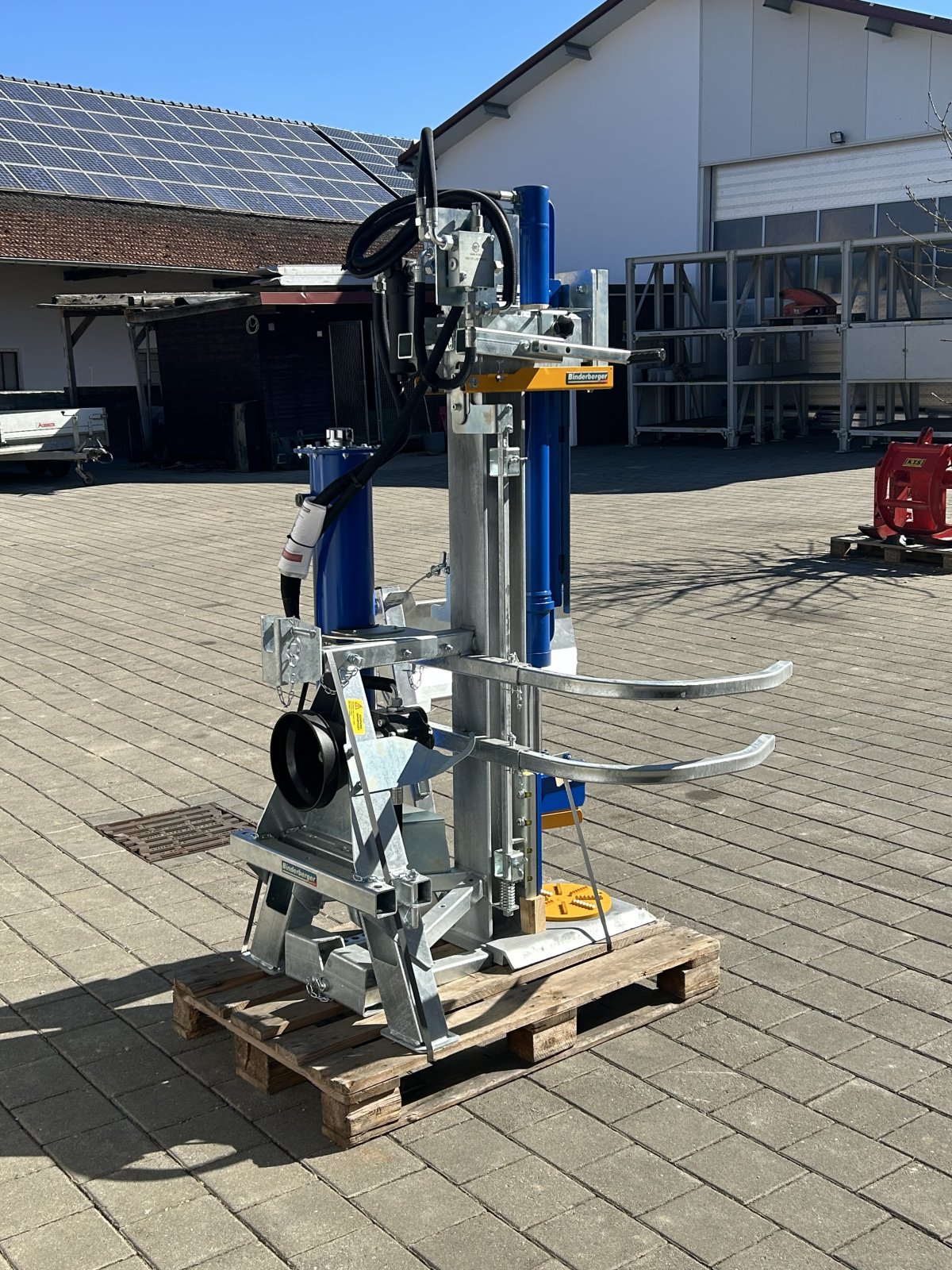 Holzspalter des Typs Binderberger H 12 Z, Neumaschine in Rennertshofen (Bild 6)