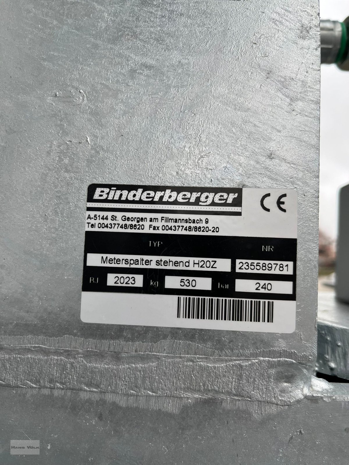 Holzspalter des Typs Binderberger H 20 Z, Neumaschine in Antdorf (Bild 7)
