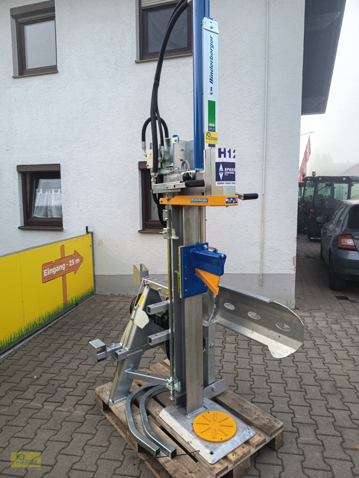 Holzspalter des Typs Binderberger H12 Z, Neumaschine in Tegernbach (Bild 4)