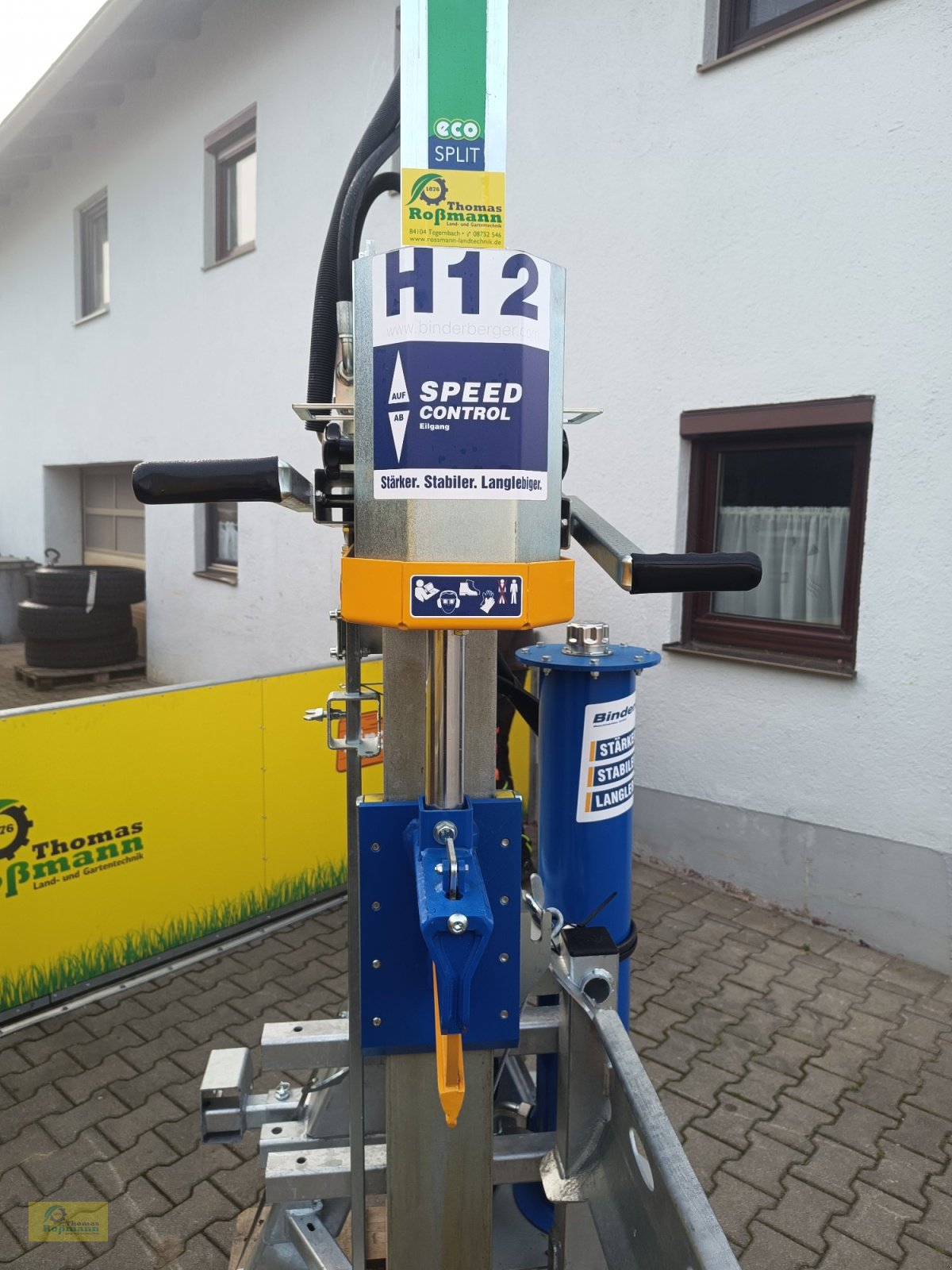 Holzspalter des Typs Binderberger H12 Z, Neumaschine in Tegernbach (Bild 8)