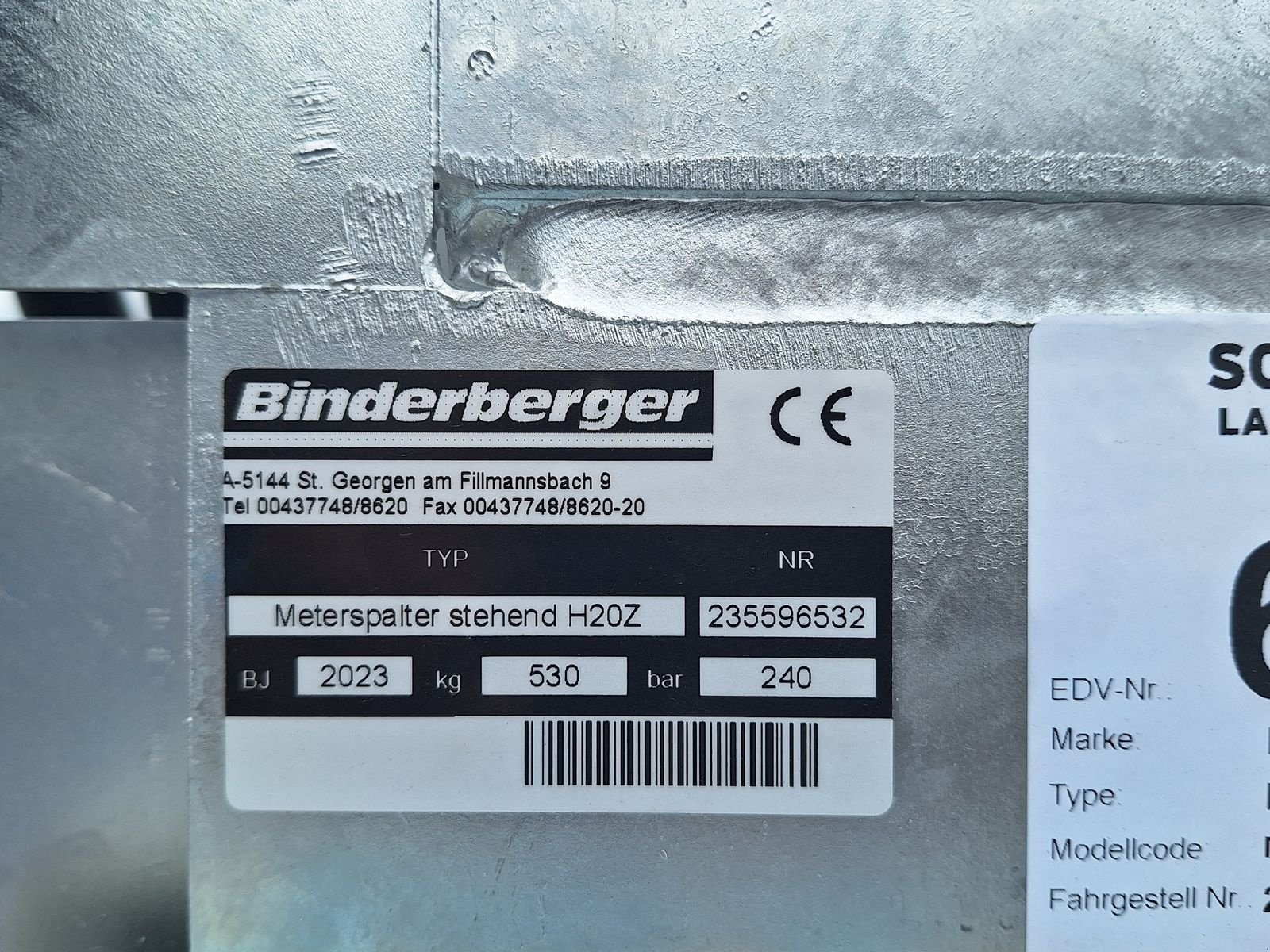 Holzspalter des Typs Binderberger H20Z eco Split, Neumaschine in Schlitters (Bild 15)
