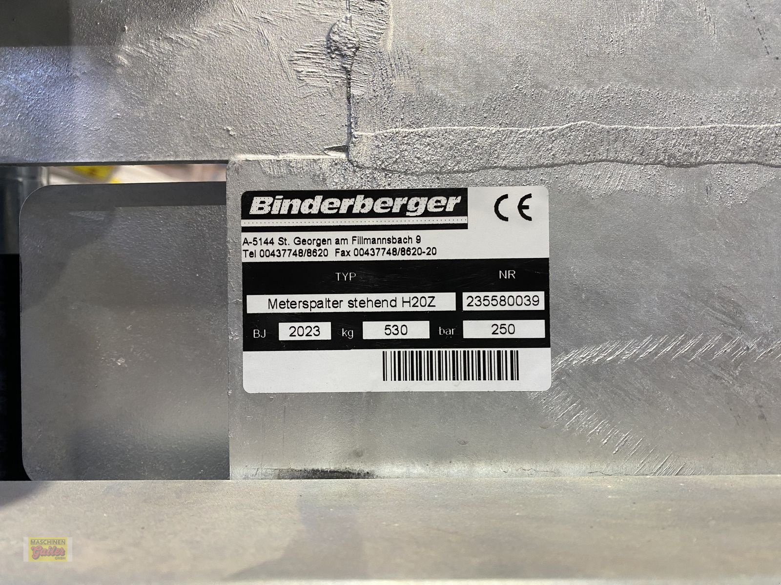 Holzspalter des Typs Binderberger H20Z Holzspalter mit Stammheber, Neumaschine in Kötschach (Bild 26)