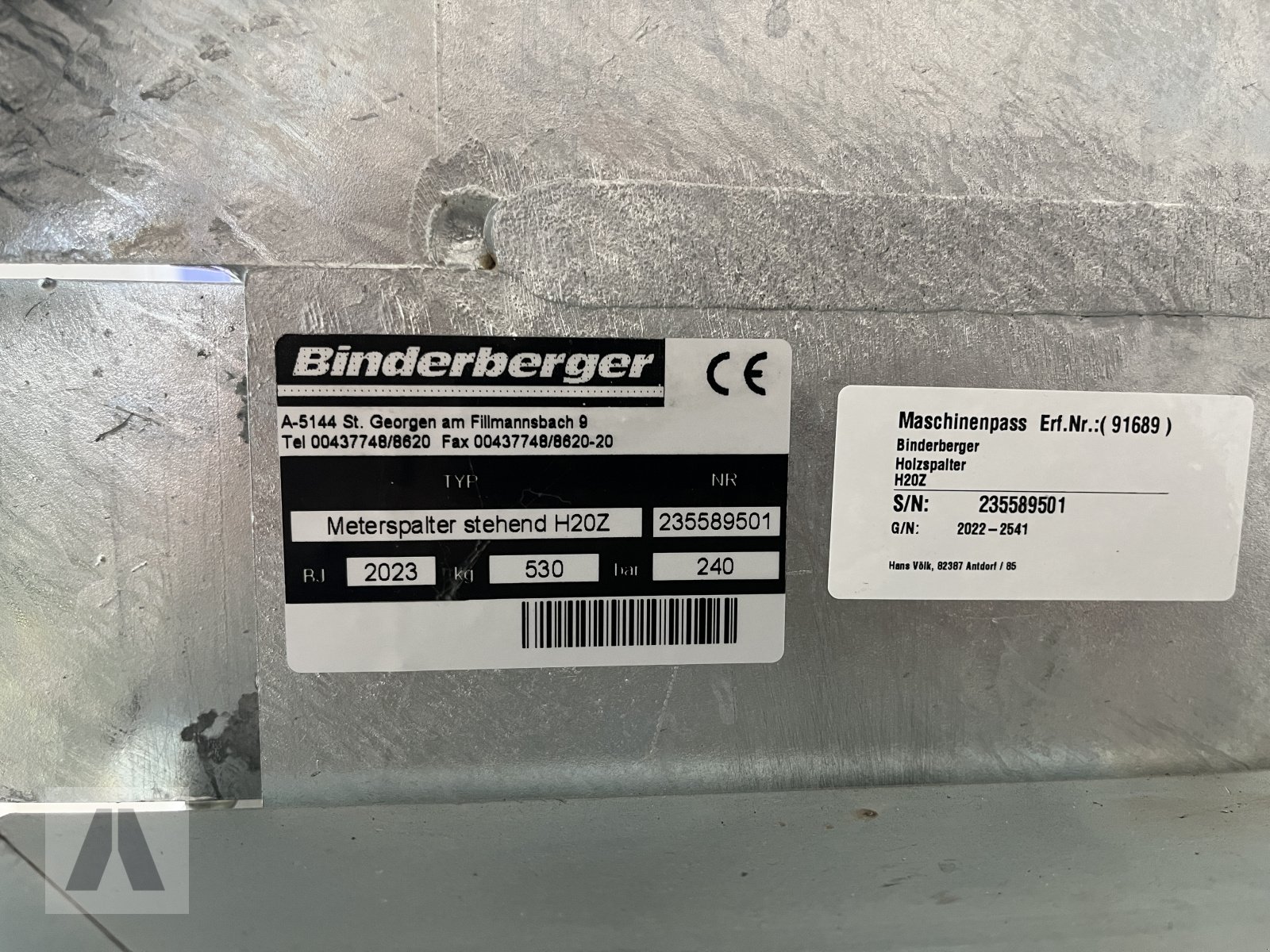 Holzspalter des Typs Binderberger H20z, Neumaschine in Eggenfelden (Bild 8)