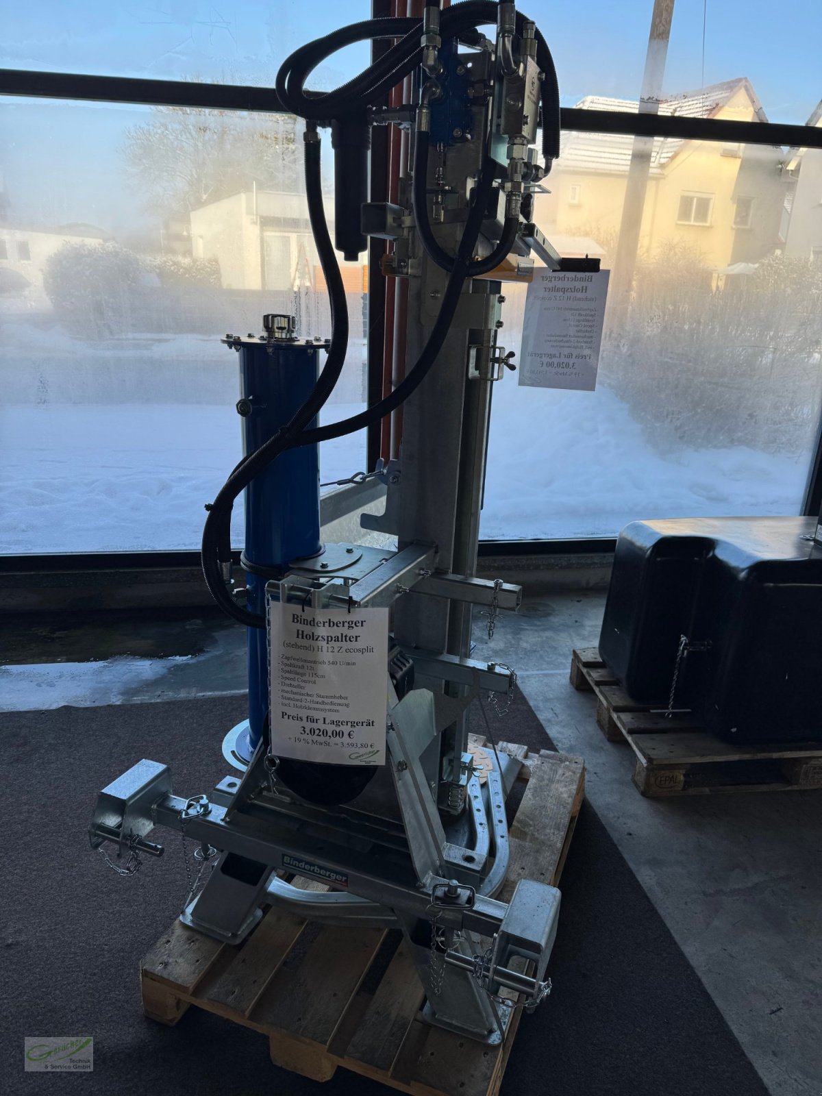 Holzspalter des Typs Binderberger Holzspalter H 12Z ecosplit Sonderpreismaschine, Neumaschine in Neustadt (Bild 3)