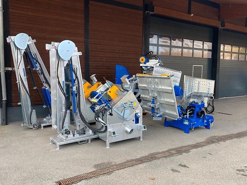 Holzspalter des Typs Binderberger Holzspalter Liegendspalter Kreissäge Förderband Wind, Gebrauchtmaschine in Schmallenberg (Bild 1)