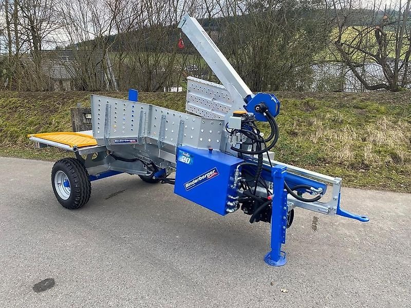 Holzspalter des Typs Binderberger Holzspalter Liegendspalter Kreissäge Förderband, Gebrauchtmaschine in Schmallenberg (Bild 13)