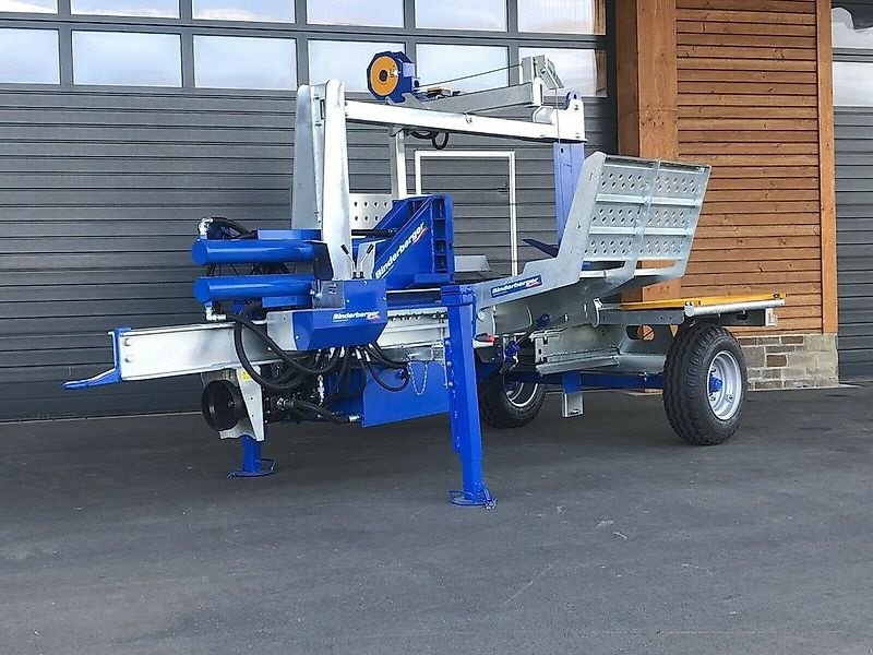 Holzspalter des Typs Binderberger Holzspalter Spalter Kreissäge Förderband Seilwinde, Gebrauchtmaschine in Schmallenberg (Bild 1)