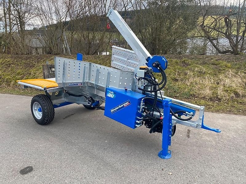 Holzspalter des Typs Binderberger Holzspalter Spalter Kreissäge Förderband Wippsäge, Gebrauchtmaschine in Schmallenberg (Bild 2)