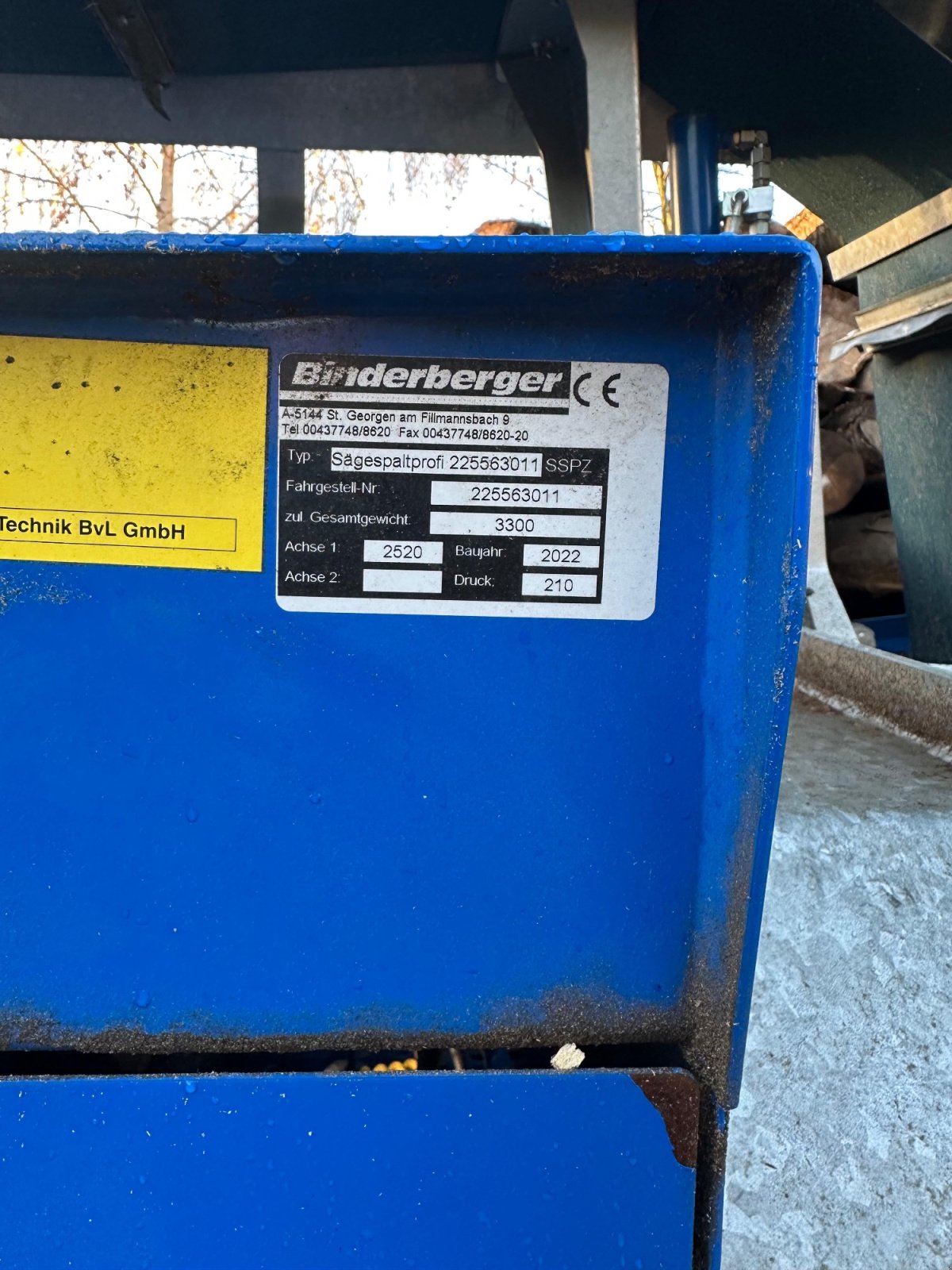 Holzspalter от тип Binderberger SSP 450, Gebrauchtmaschine в Bochum (Снимка 3)