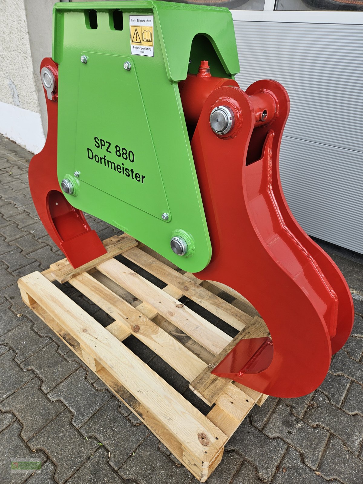 Holzspalter des Typs Dorfmeister Spaltzange Bagger, Hackmaschine SPZ 880, Neumaschine in Roßbach (Bild 4)