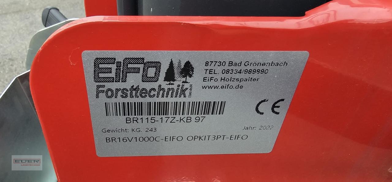 Holzspalter tip EiFo BR 115-17 Z-KB, Neumaschine in Tuntenhausen (Poză 3)