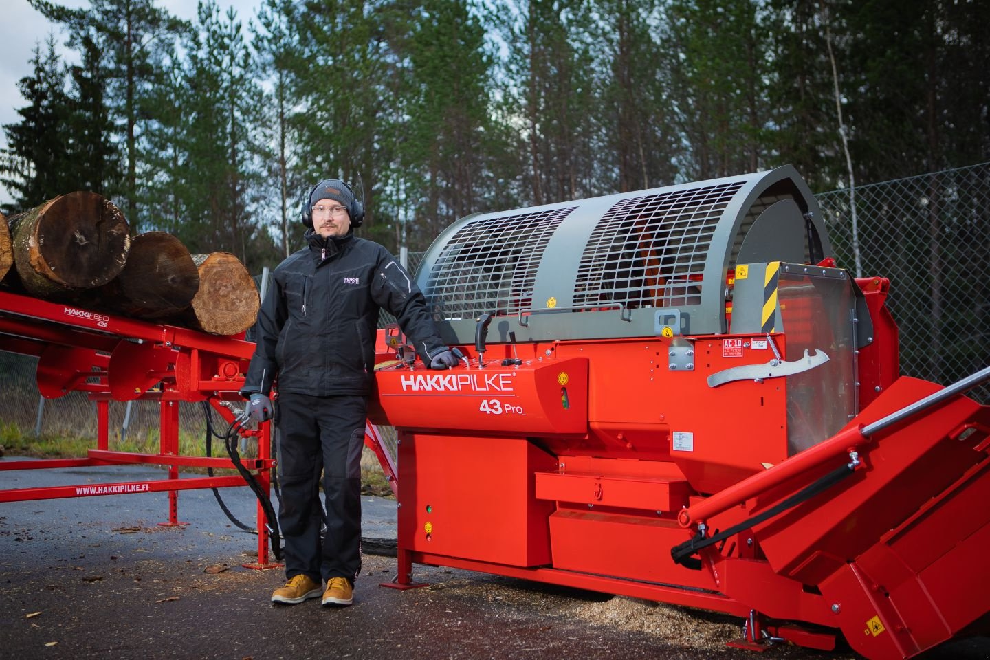 Holzspalter typu Hakki Pilke 43 PRO, Gebrauchtmaschine w Grou (Zdjęcie 3)